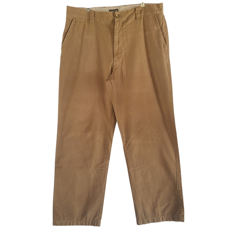 St. John's Bay Men's Flat Front Khaki Chinos 36x32